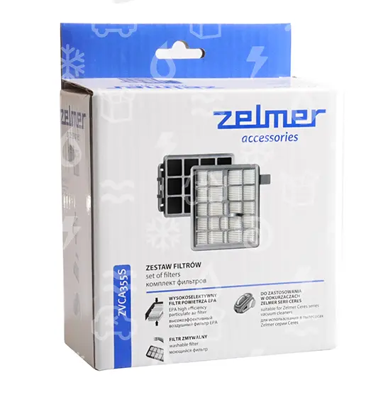 filtr HEPA vysavače ZELMER, ZVCA355S, (HEPA filtr + pěnový filtr)